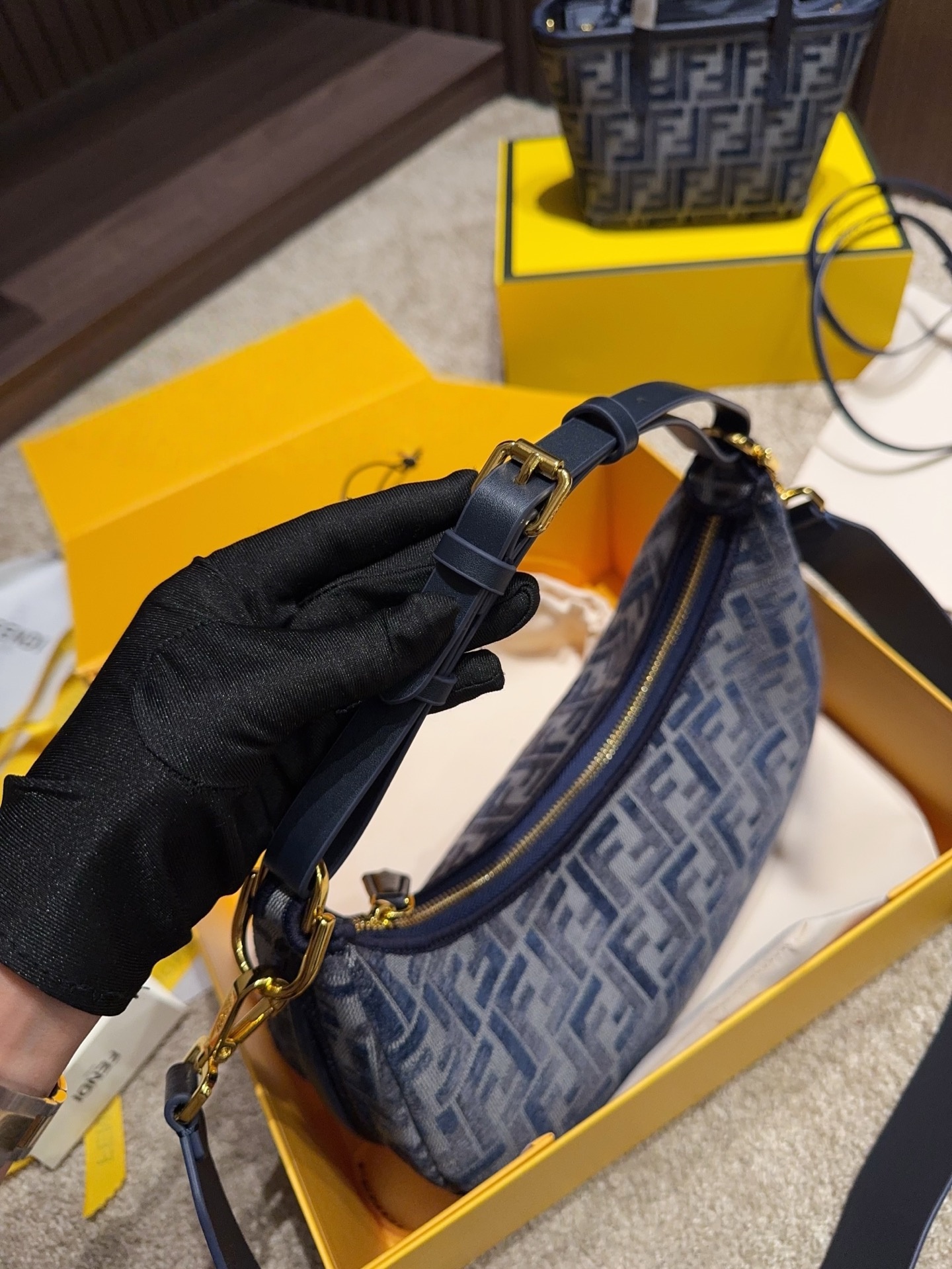 Fendi Small Fendigraphy Shoulder Bag