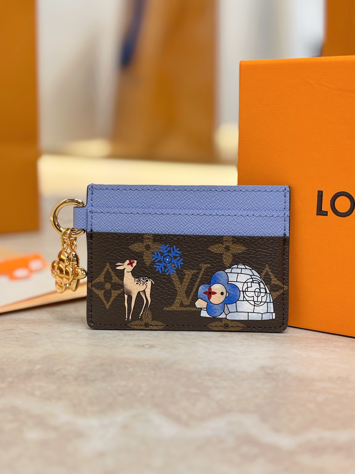 LV M15324 New LV Charms Card Holder