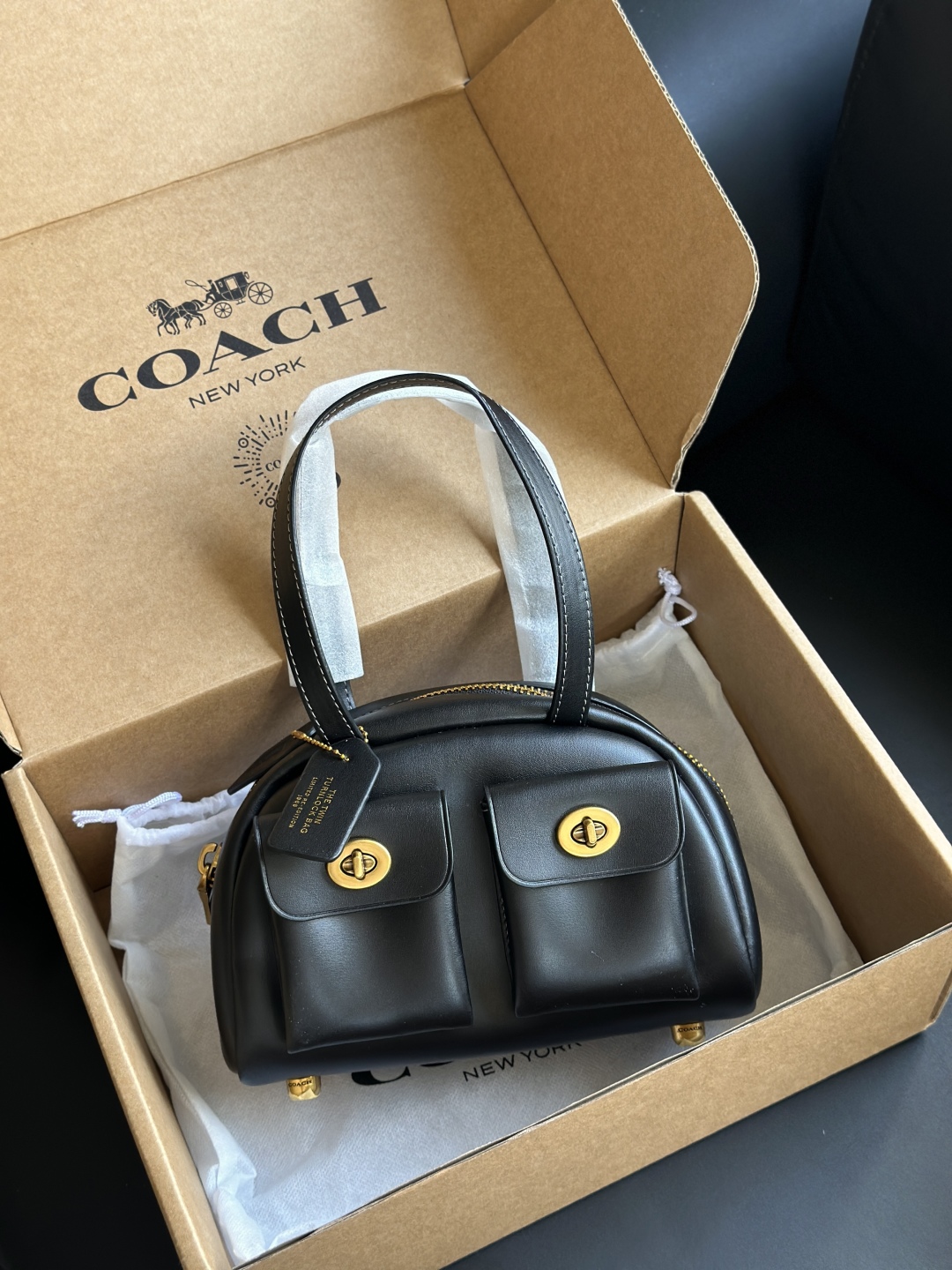 Coach Twin Turnlock Bag 20