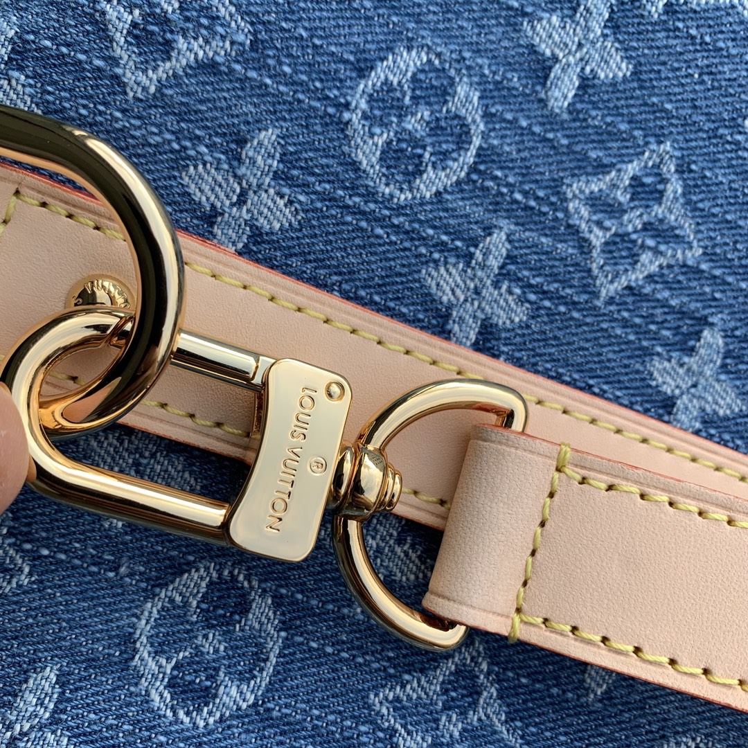 Louis Vuitton M24315 Keepall Bandoulière 45 Denim Blue