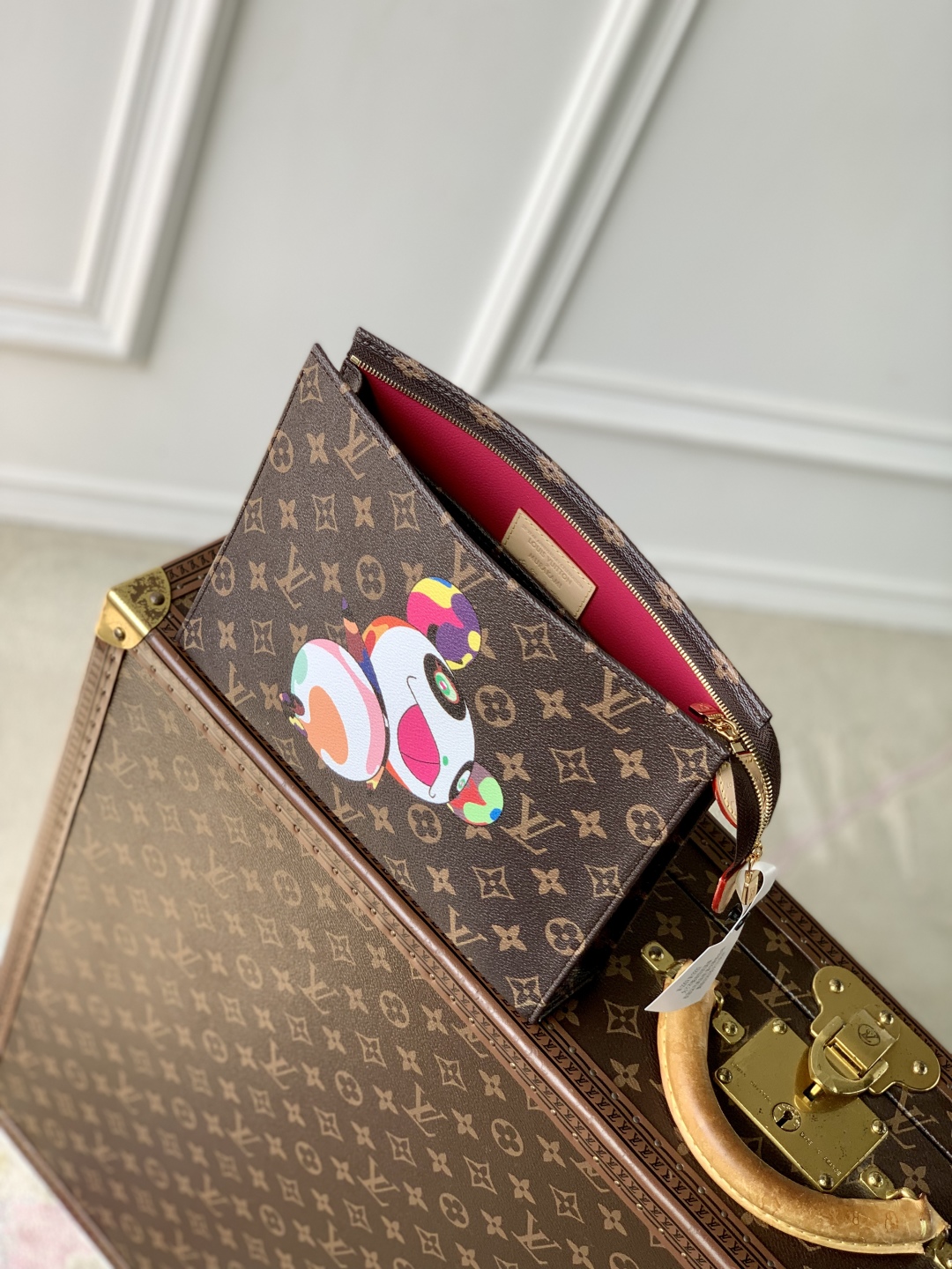 LOUIS VUITTON M13762 LV x TM Trio Toiletry Pouch