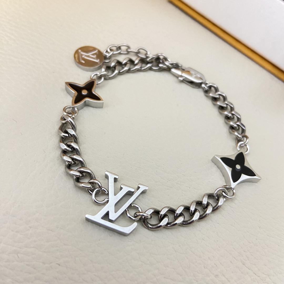 Louis Vuitton Enamel Bracelet and Necklace Set