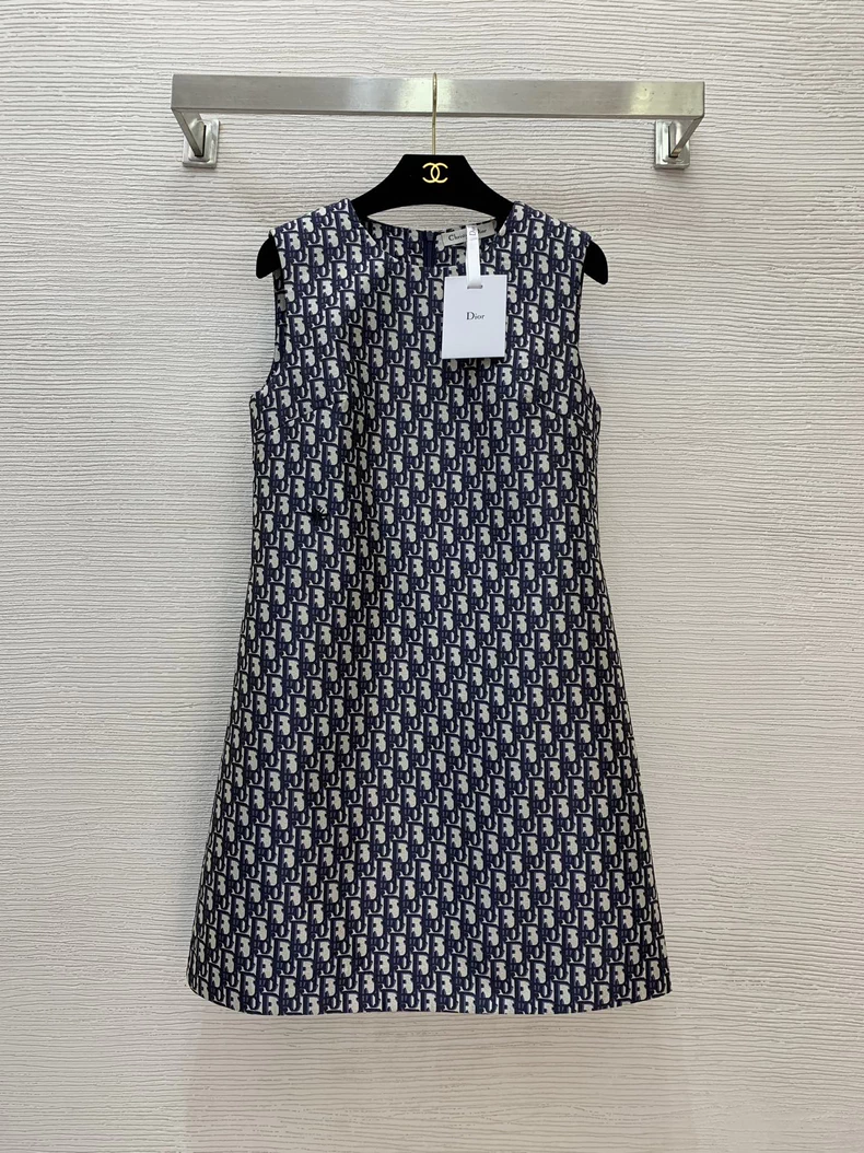 Dior Fitted Sleeveless Dress