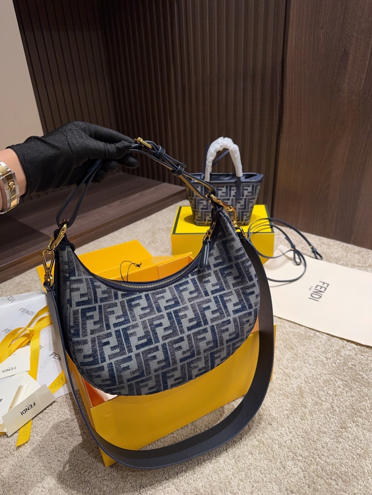 Fendi Small Fendigraphy Shoulder Bag