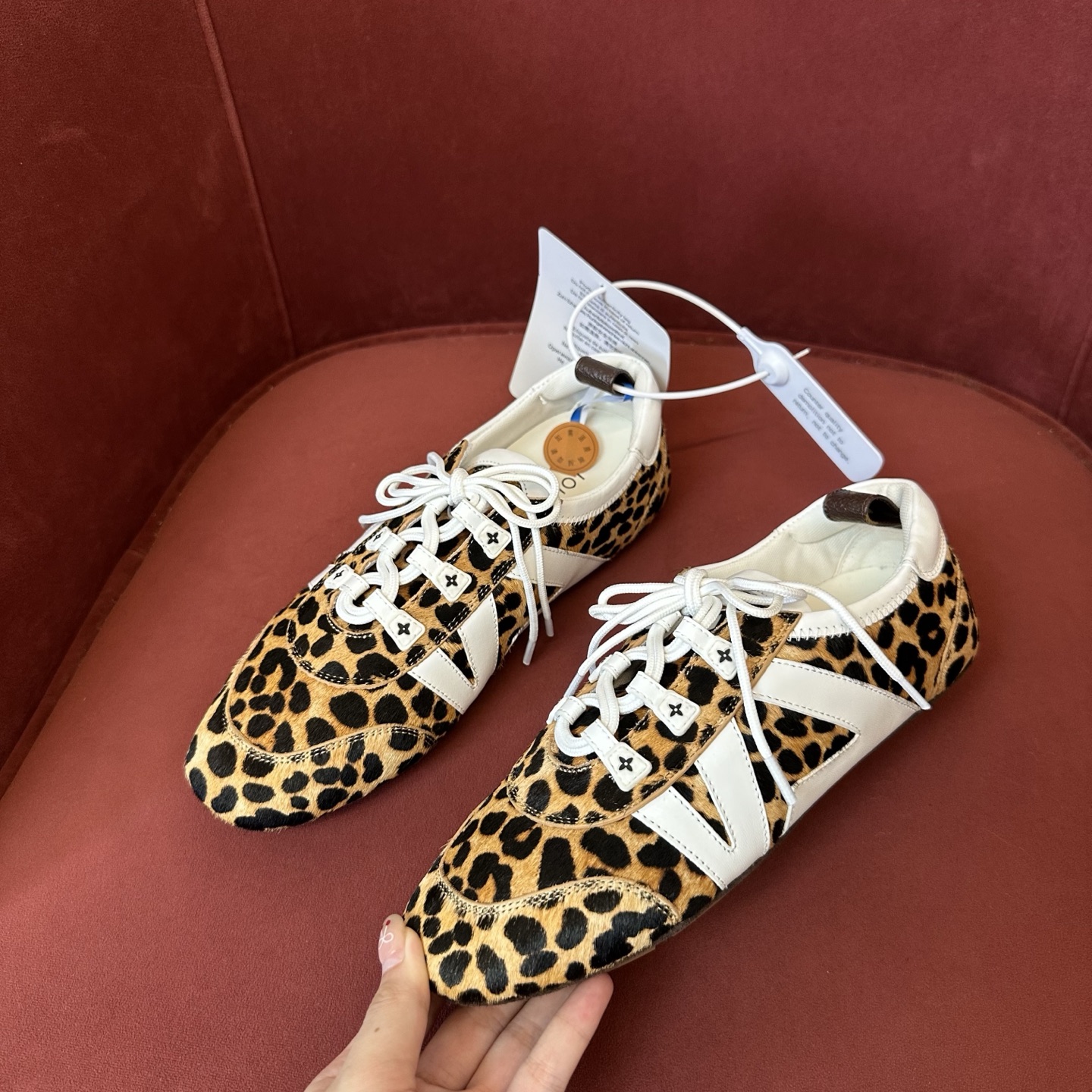 Louis Vuitton LV Sneakerina 1AICSN-leopard