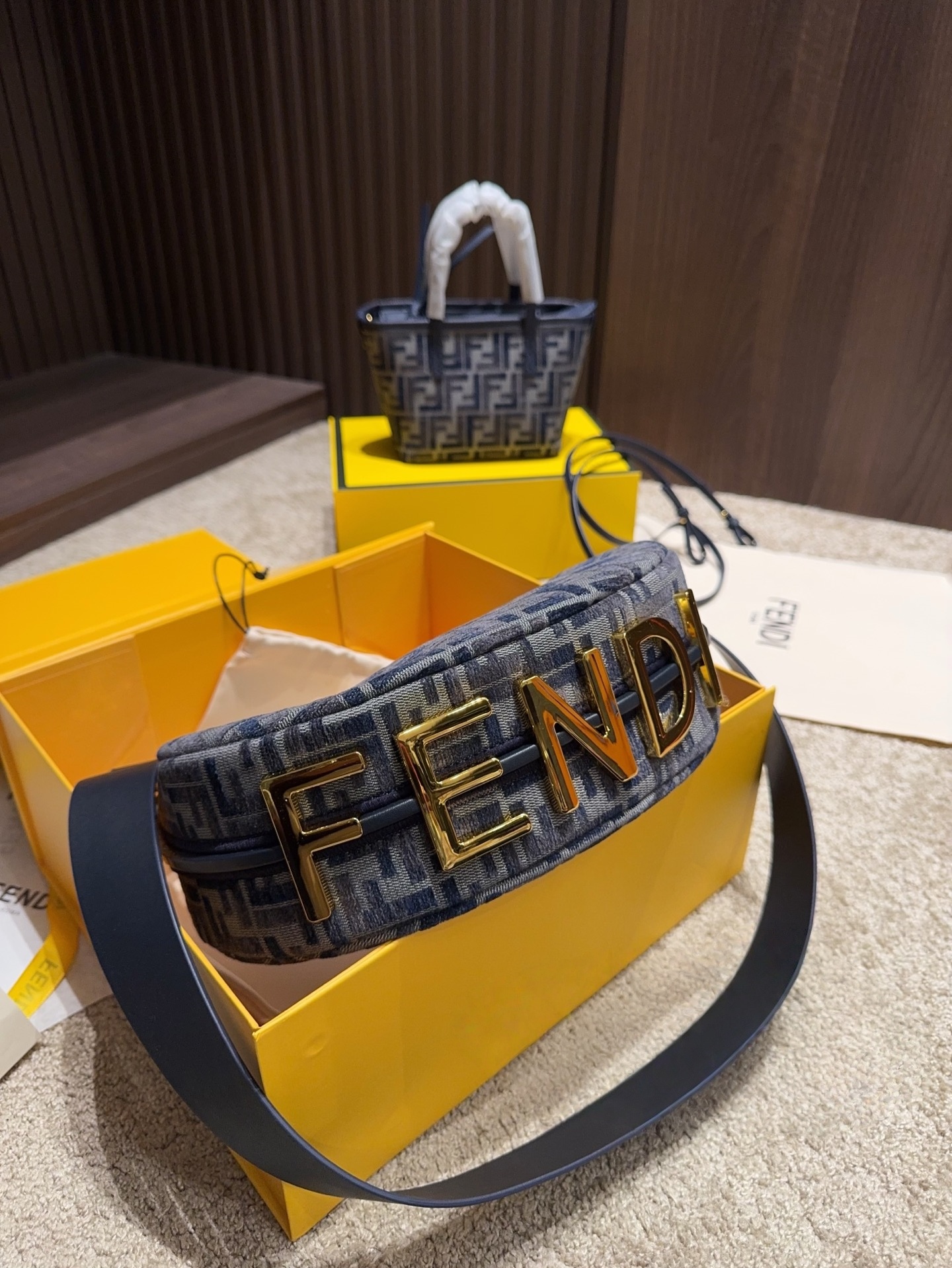 Fendi Small Fendigraphy Shoulder Bag