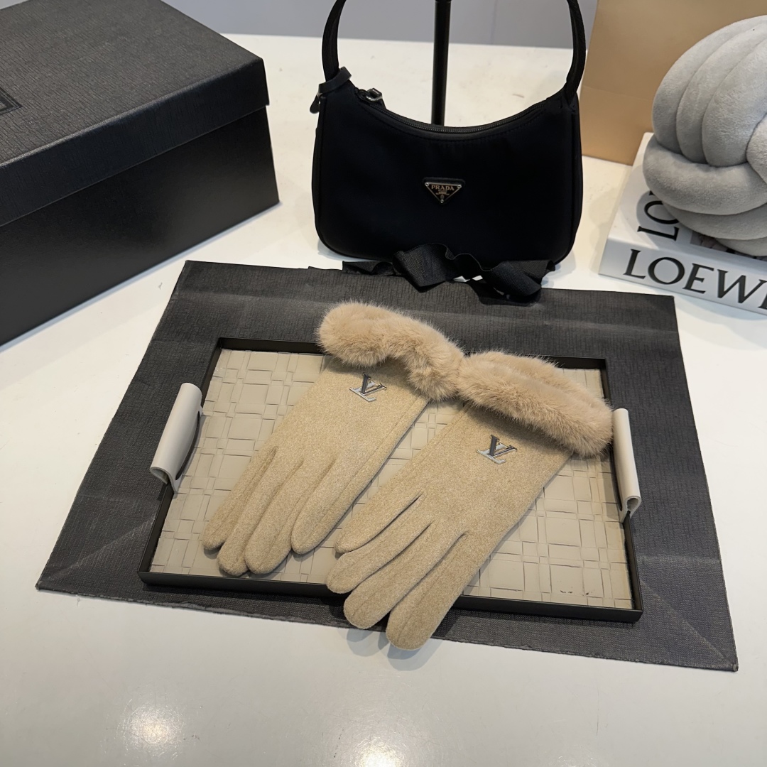 Louis Vuitton Wool Gloves