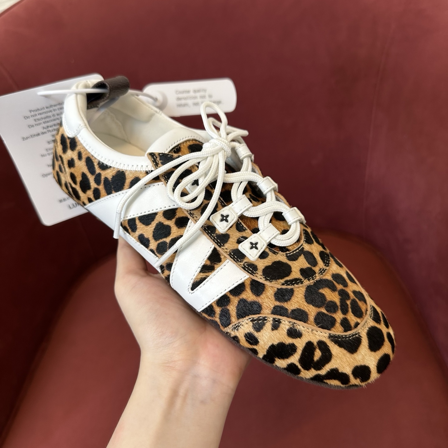 Louis Vuitton LV Sneakerina 1AICSN-leopard