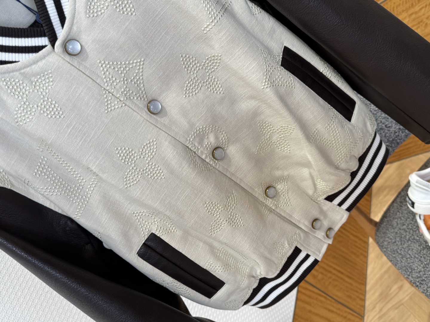 LOUIS VUITTON Embroidered Baseball Jacket
