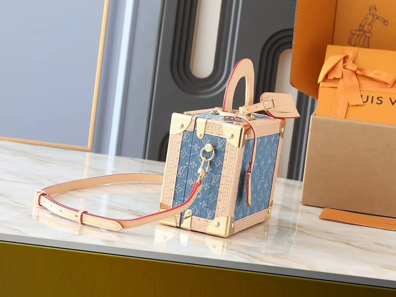 Louis Vuitton M24161 Petite Valise Denim Blue