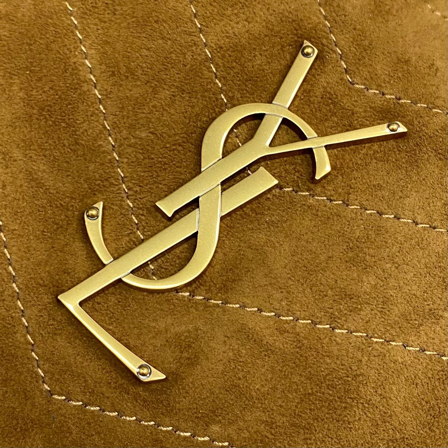 YSL NIKI supple bucket in suede