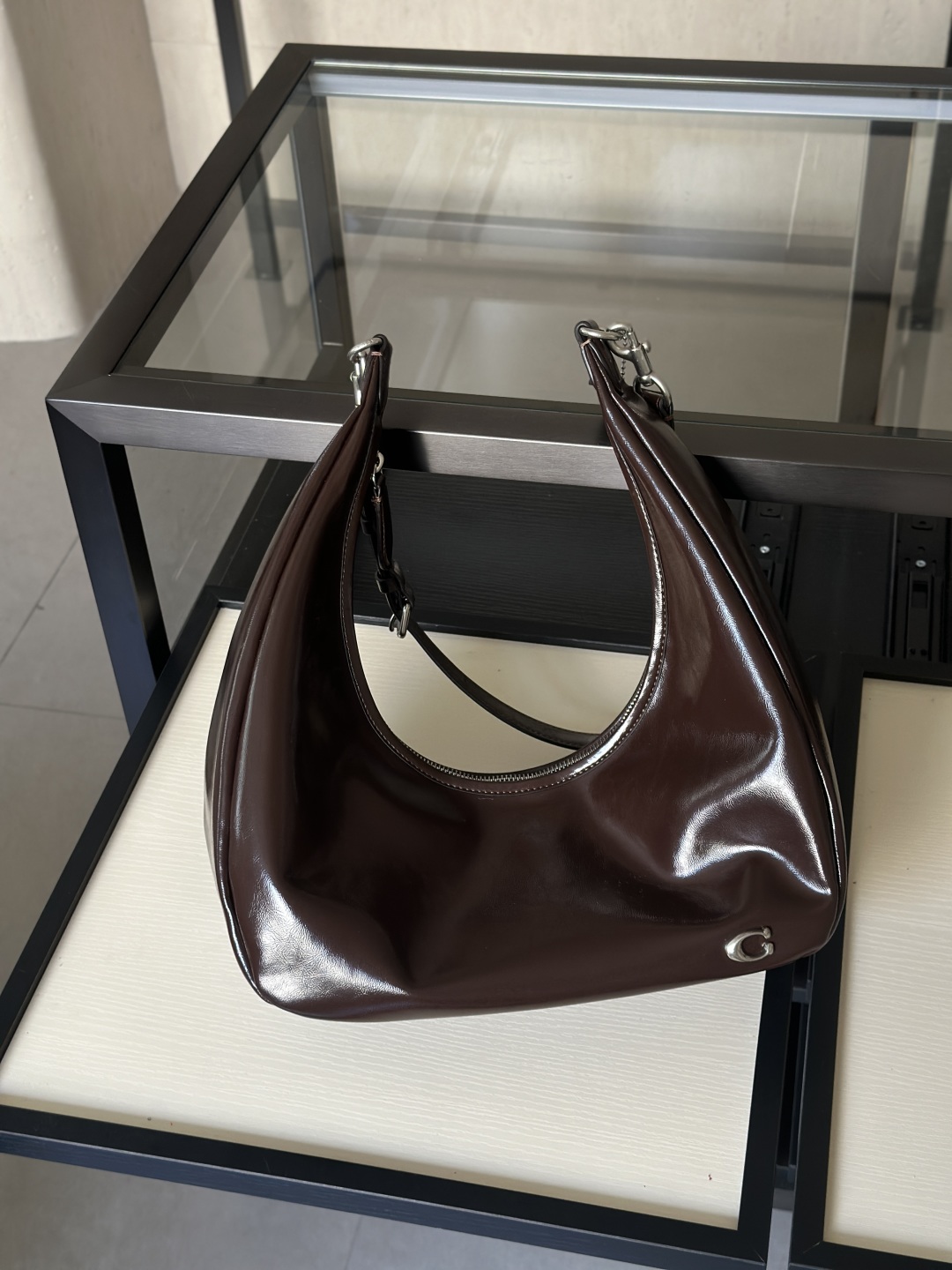 Coach Juliet Crescent Bag in Brown