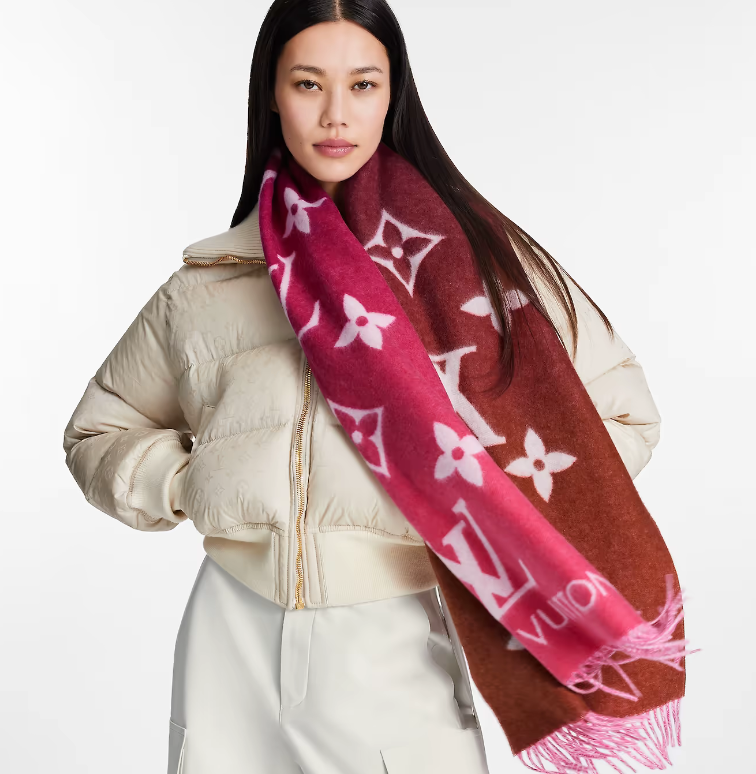 Louis Vuitton Grenadine M79506 Reykjavik Gradient Scarf