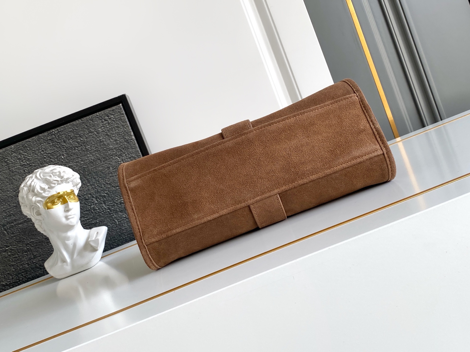 Prada Small suede tote bag