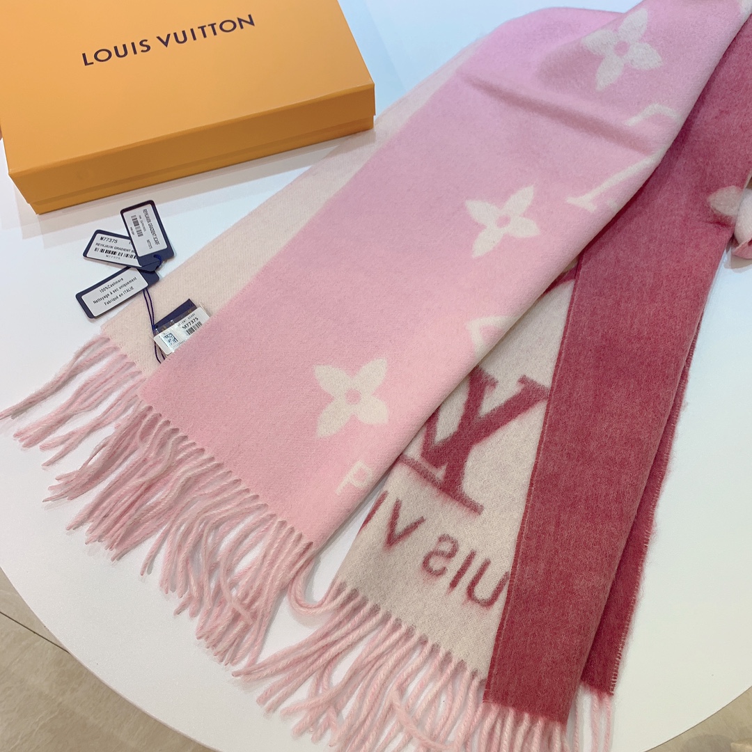 LOUIS VUITTON M77375 Reykjavik Gradient Scarf