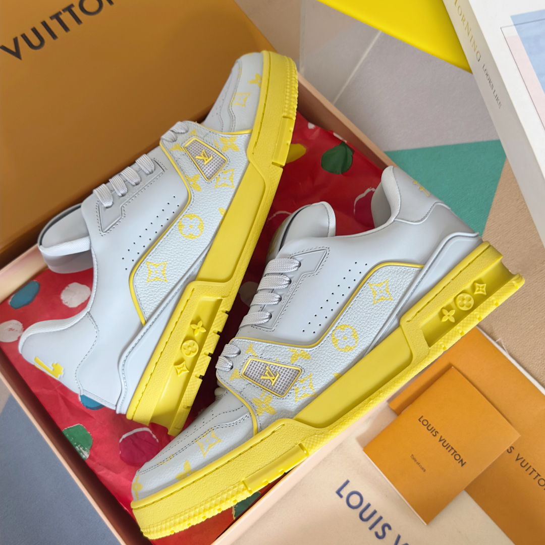 Louis Vuitton 2025 Trainer Sneaker Yellow