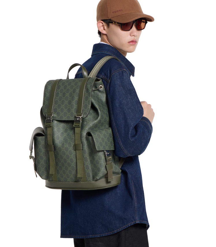 Gucci GG Monogram large backpack