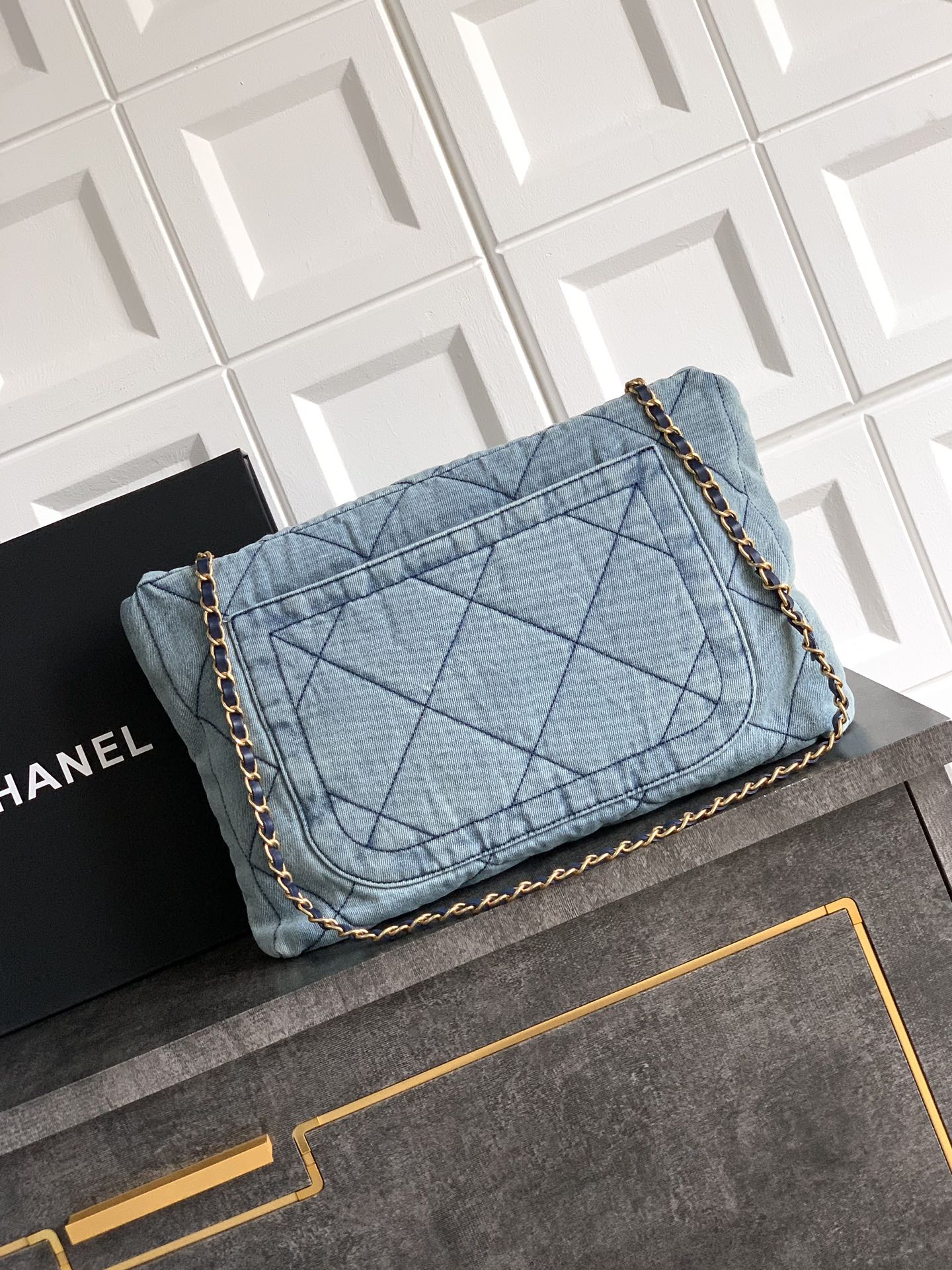 Chanel 26C Denim Shoulder Bag