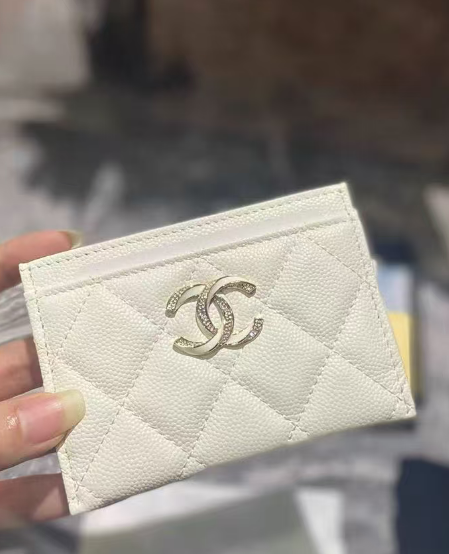 Chanel 23S new ultra-thin card case-black
