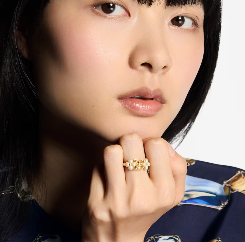 LOUIS VUITTON M1740M LV Floragram Ring