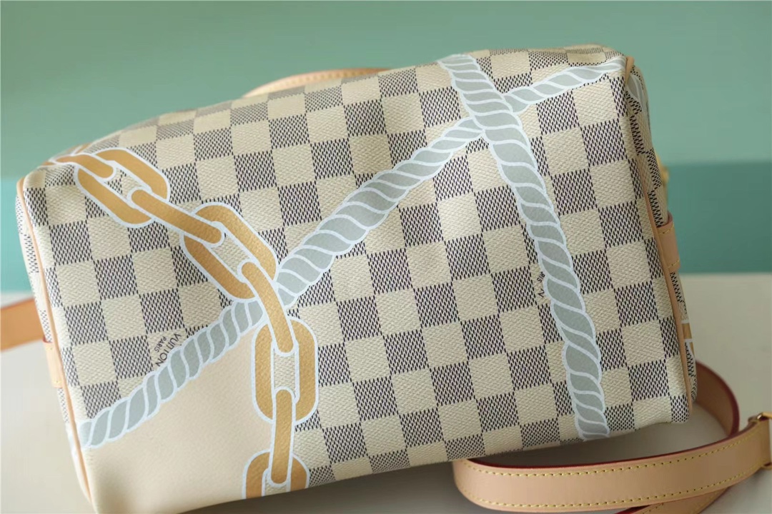 Louis Vuitton Damier Azur Nautical Speedy Bandouliere 25