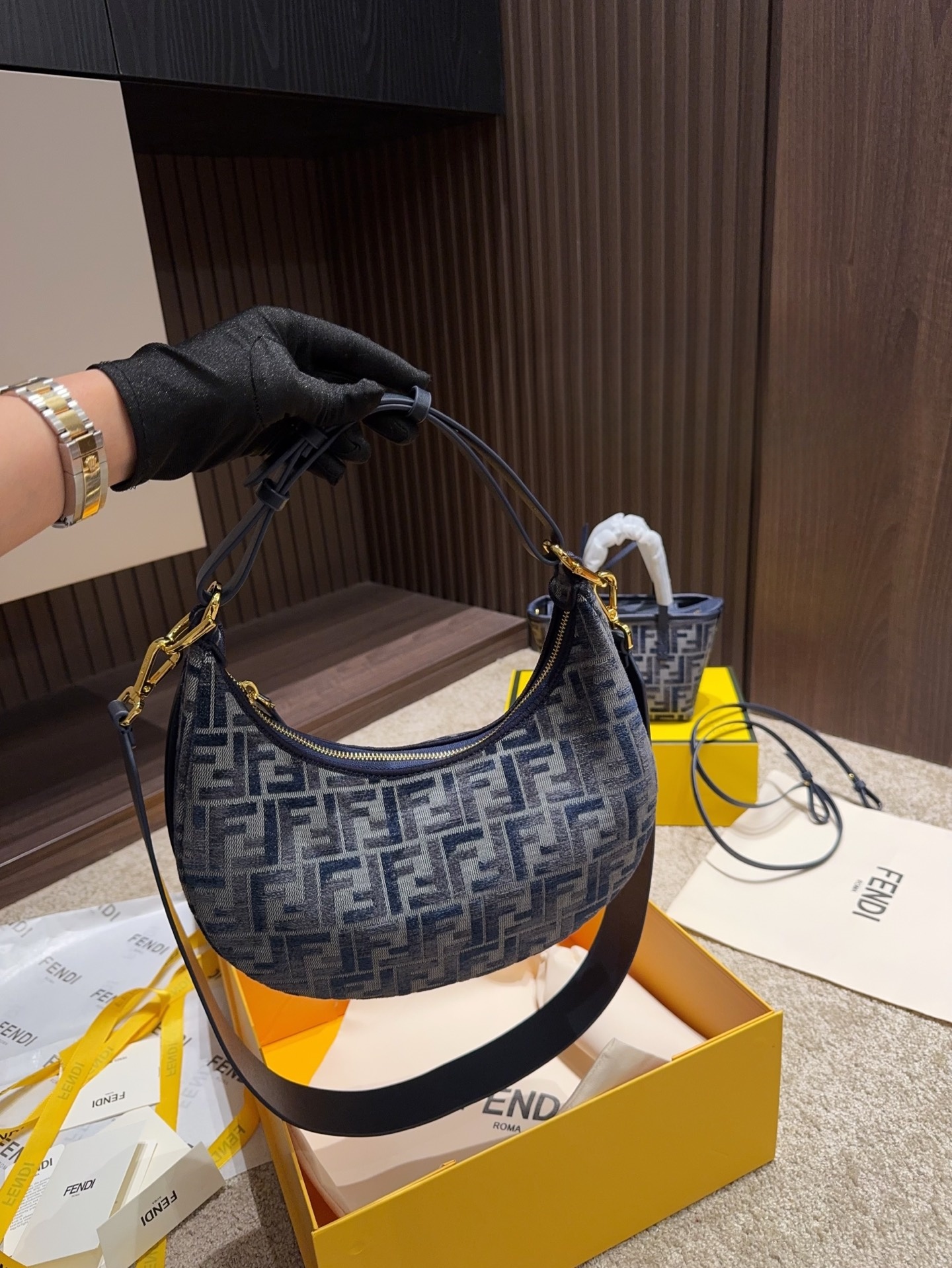 Fendi Small Fendigraphy Shoulder Bag