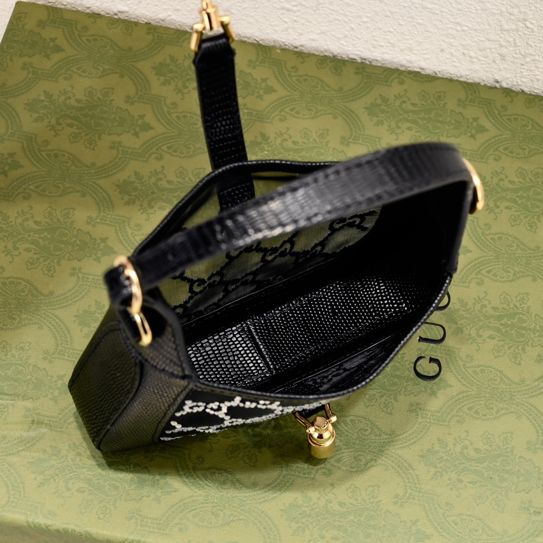 Gucci Jackie 1961 mini lizard shoulder bag