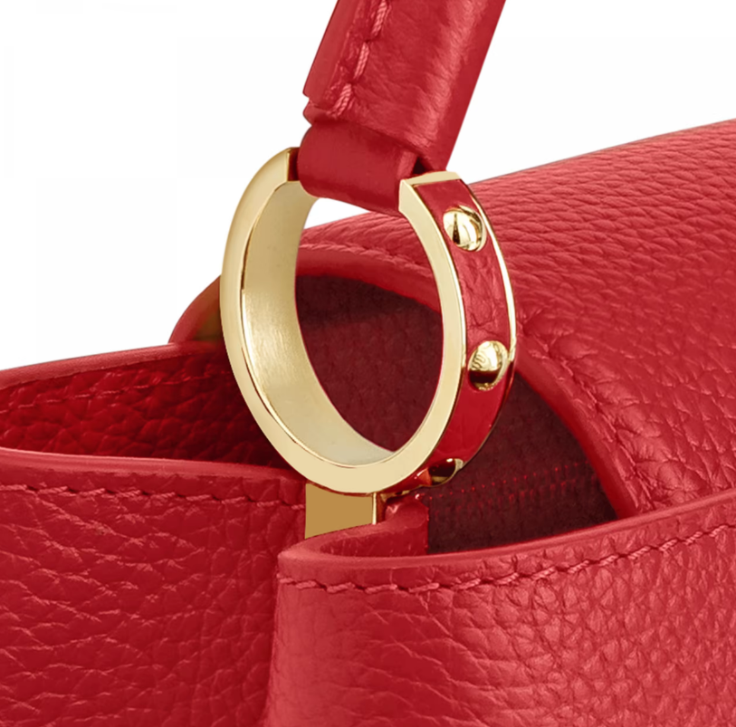 Louis Vuitton M52689 Capucines BB Bag Scarlet Red