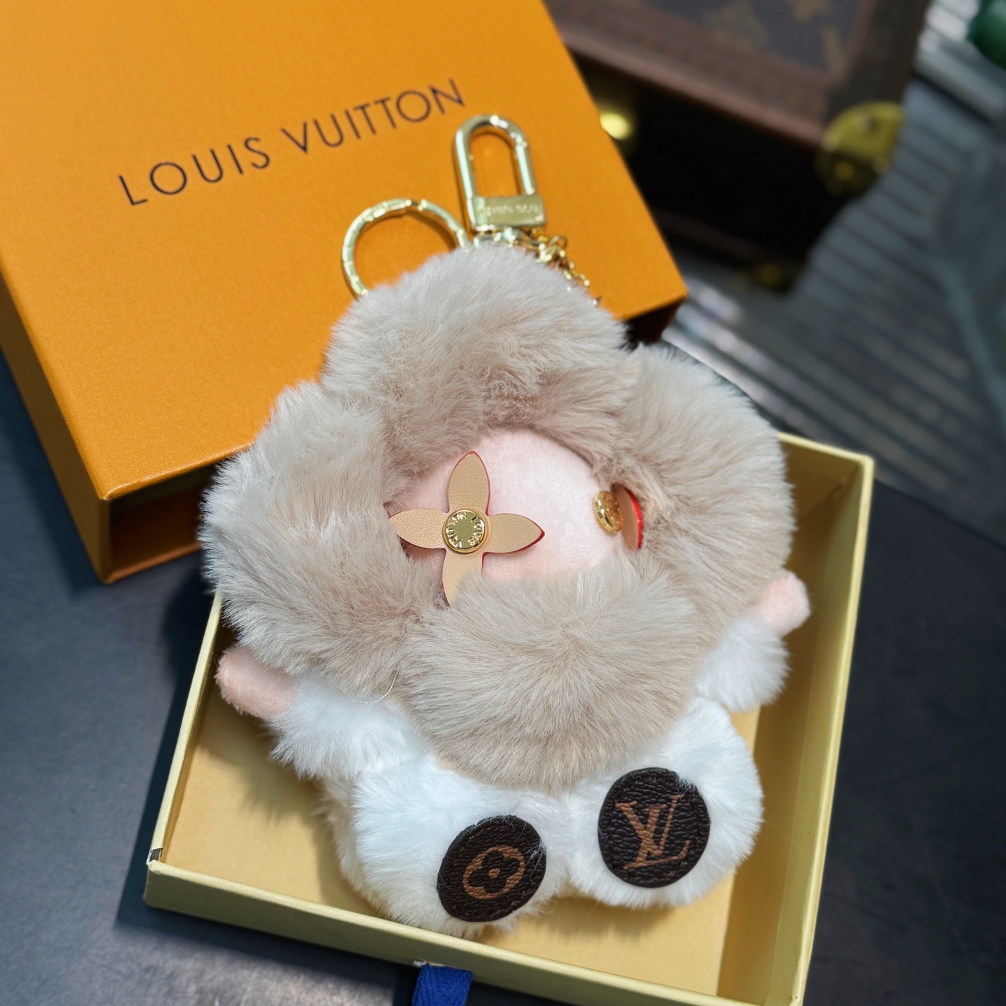 LOUIS Vuitton Vivienne Sunflower Plush Doll charms