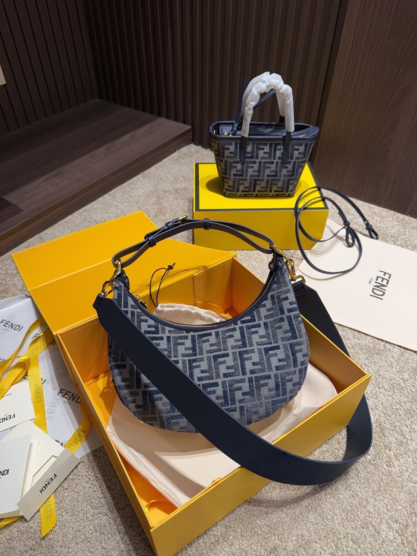Fendi Small Fendigraphy Shoulder Bag