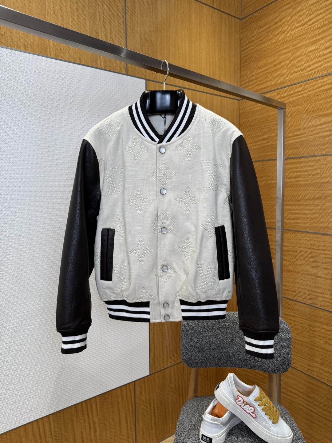 LOUIS VUITTON Embroidered Baseball Jacket