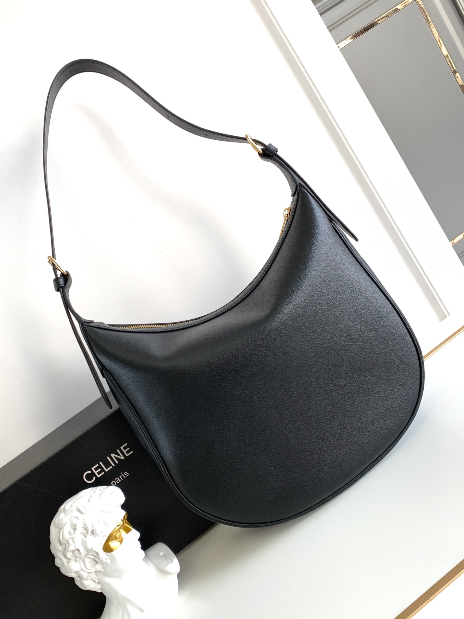 CELINE SMALL HELOÏSE BAG IN SUPPLE GRAINED CALFSKIN