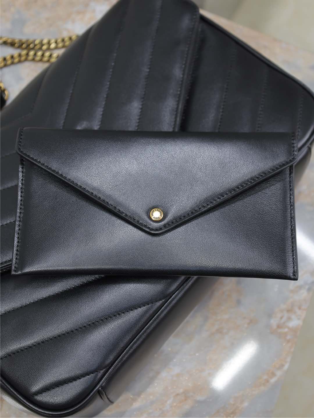 Saint Laurent Loulou Large Bag In Leather