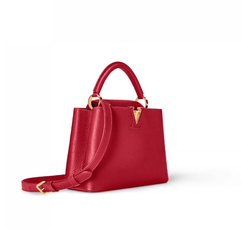 Louis Vuitton M52689 Capucines BB Bag Scarlet Red