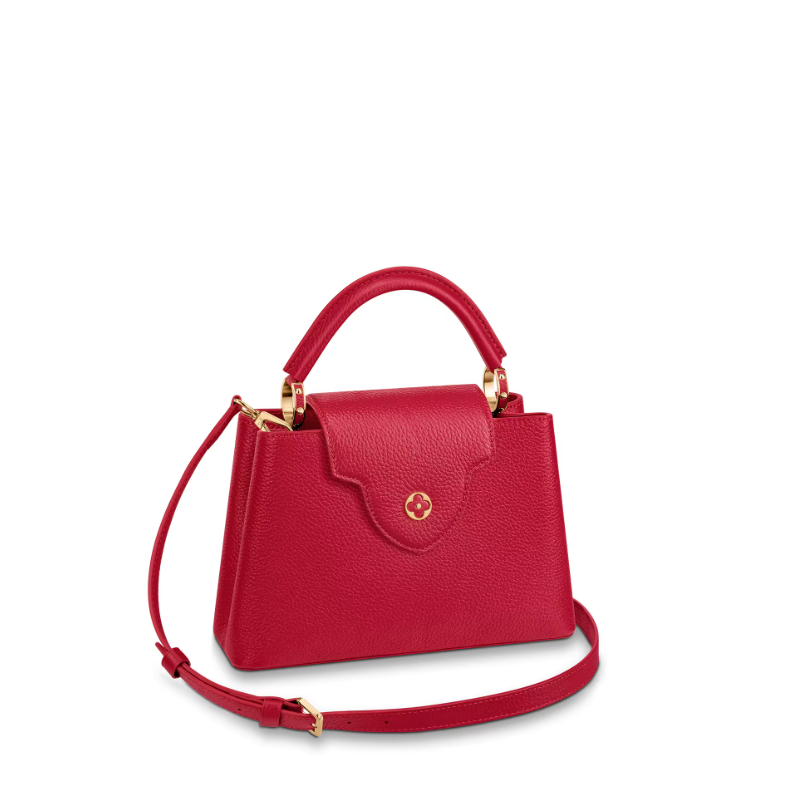 Louis Vuitton M52689 Capucines BB Bag Scarlet Red