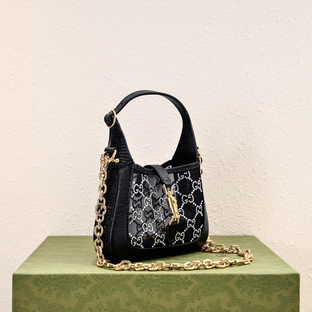 Gucci Jackie 1961 mini lizard shoulder bag