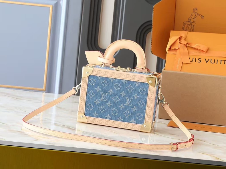 Louis Vuitton M24161 Petite Valise Denim Blue