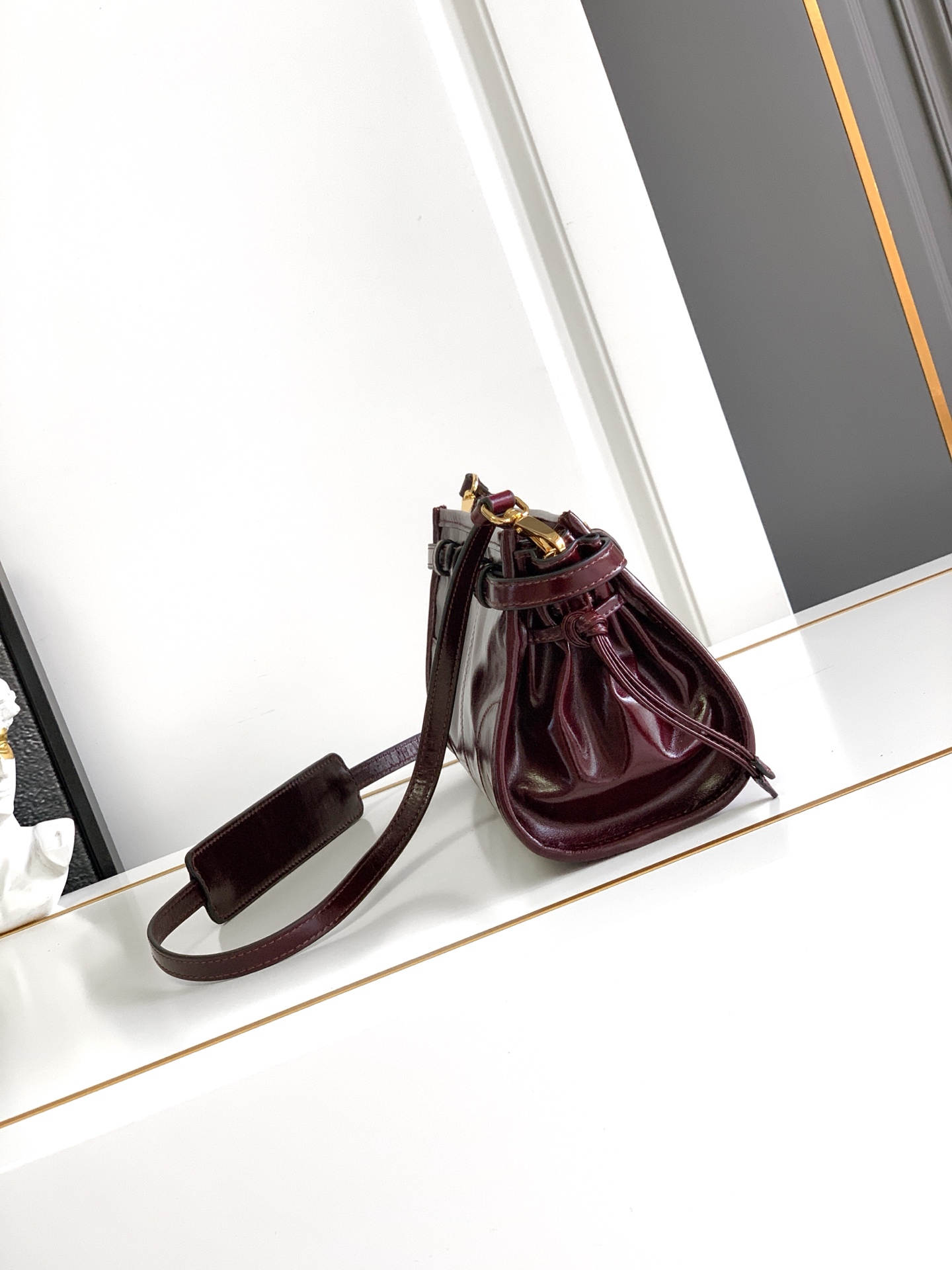 Prada Bonnie Small Leather Shoulder Bag