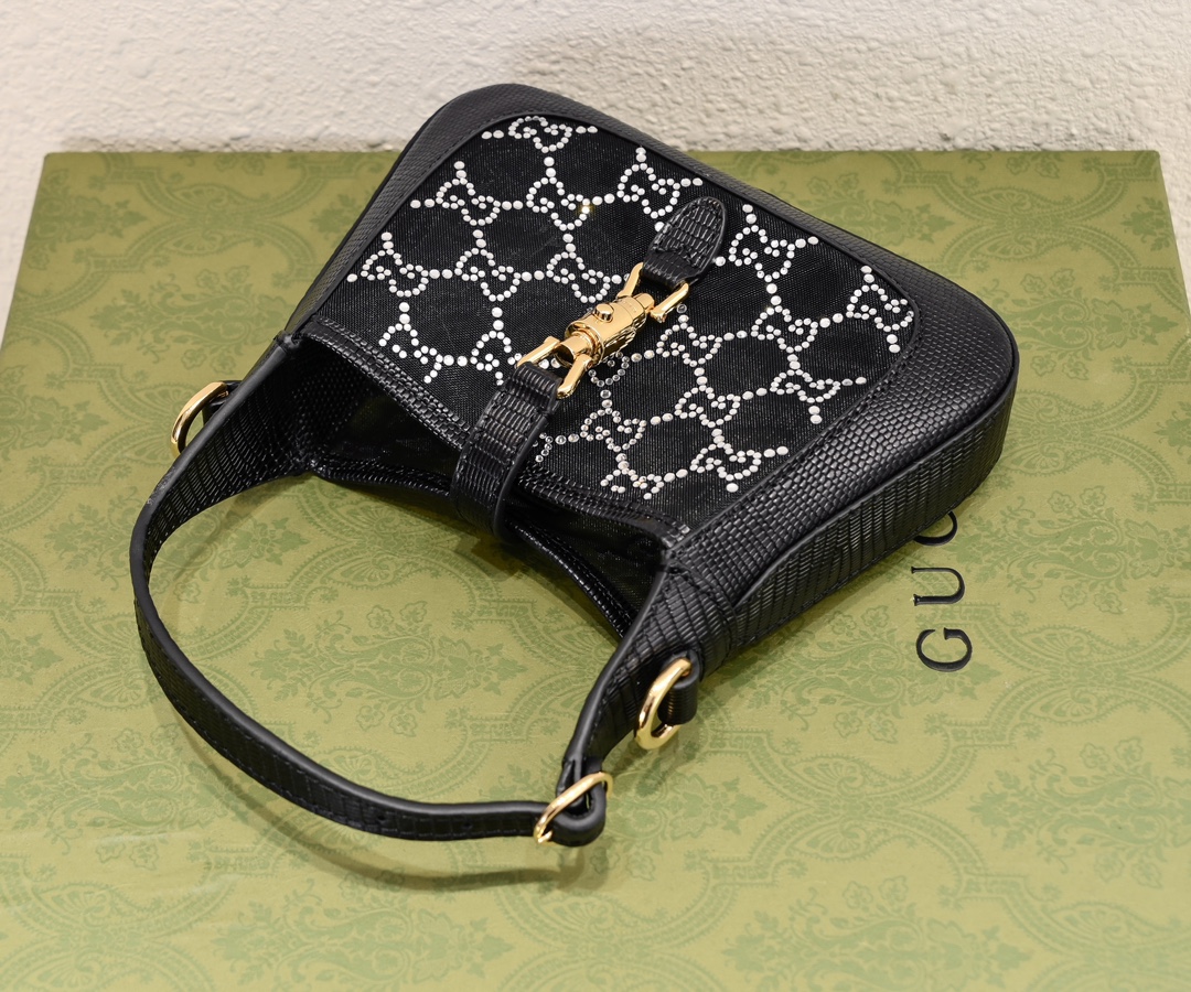 Gucci Jackie 1961 mini lizard shoulder bag