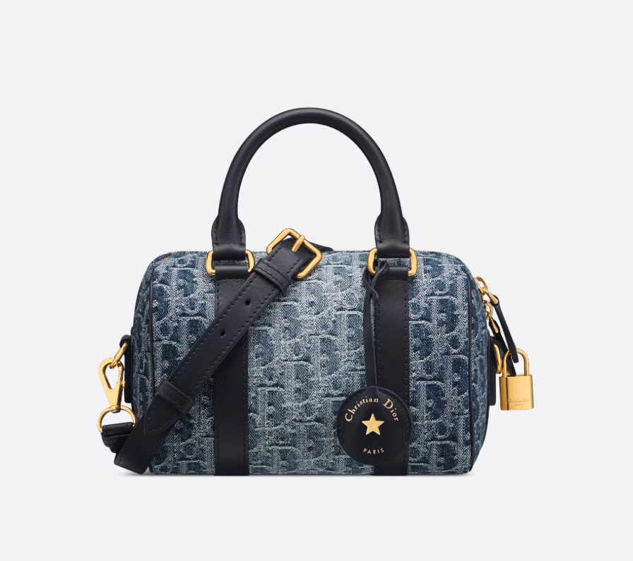 Dior Groove 20 Bag Blue Denim Dior Oblique Jacquard