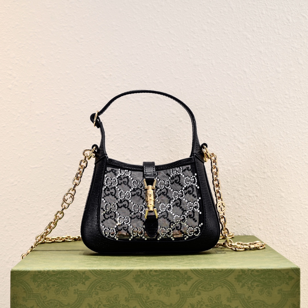 Gucci Jackie 1961 mini lizard shoulder bag