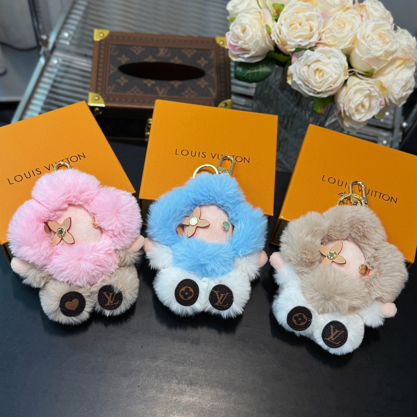 LOUIS Vuitton Vivienne Sunflower Plush Doll charms