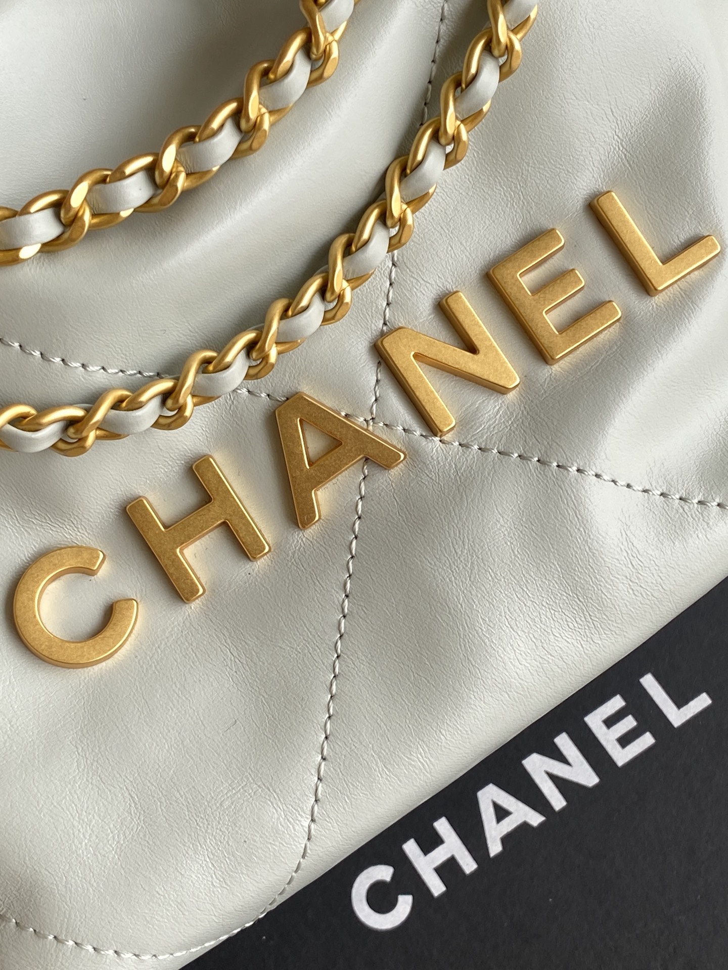 Chanel Small 22 Tote - Light Blue