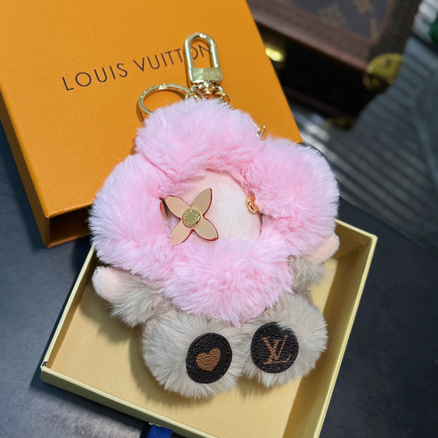 LOUIS Vuitton Vivienne Sunflower Plush Doll charms