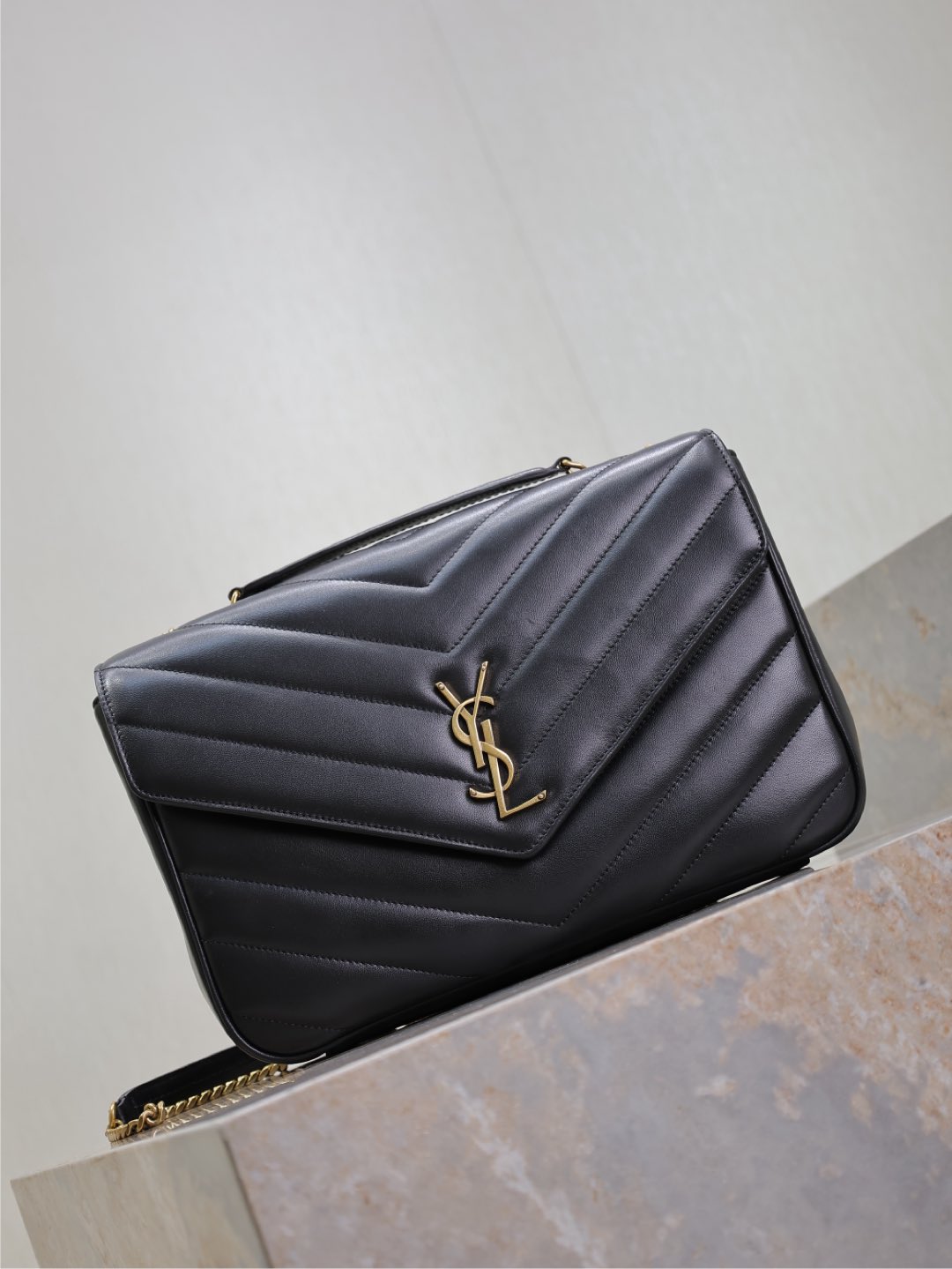 Saint Laurent Loulou Large Bag In Leather