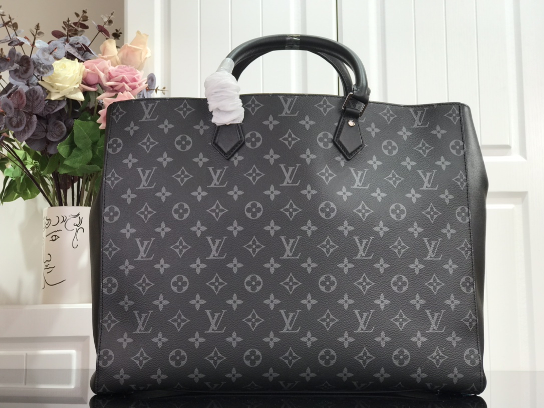 LOUIS VUITTON Grand Sac Tote Bag M44733 Monogram eclipse canvas
