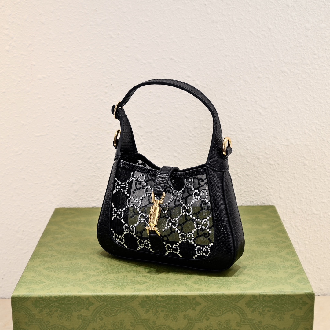 Gucci Jackie 1961 mini lizard shoulder bag