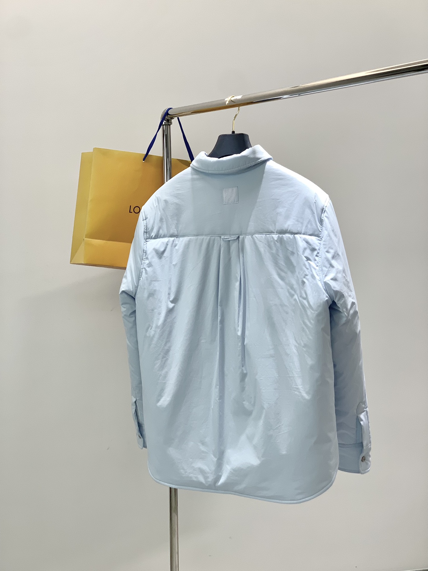 LV 1AJBES Reversible Padded Long-Sleeved Overshirt