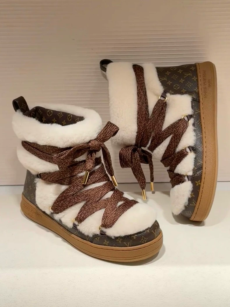 LOUIS VUITTON 1AIV31 LV Cloud Lace-Up Ankle Boot Sneaker