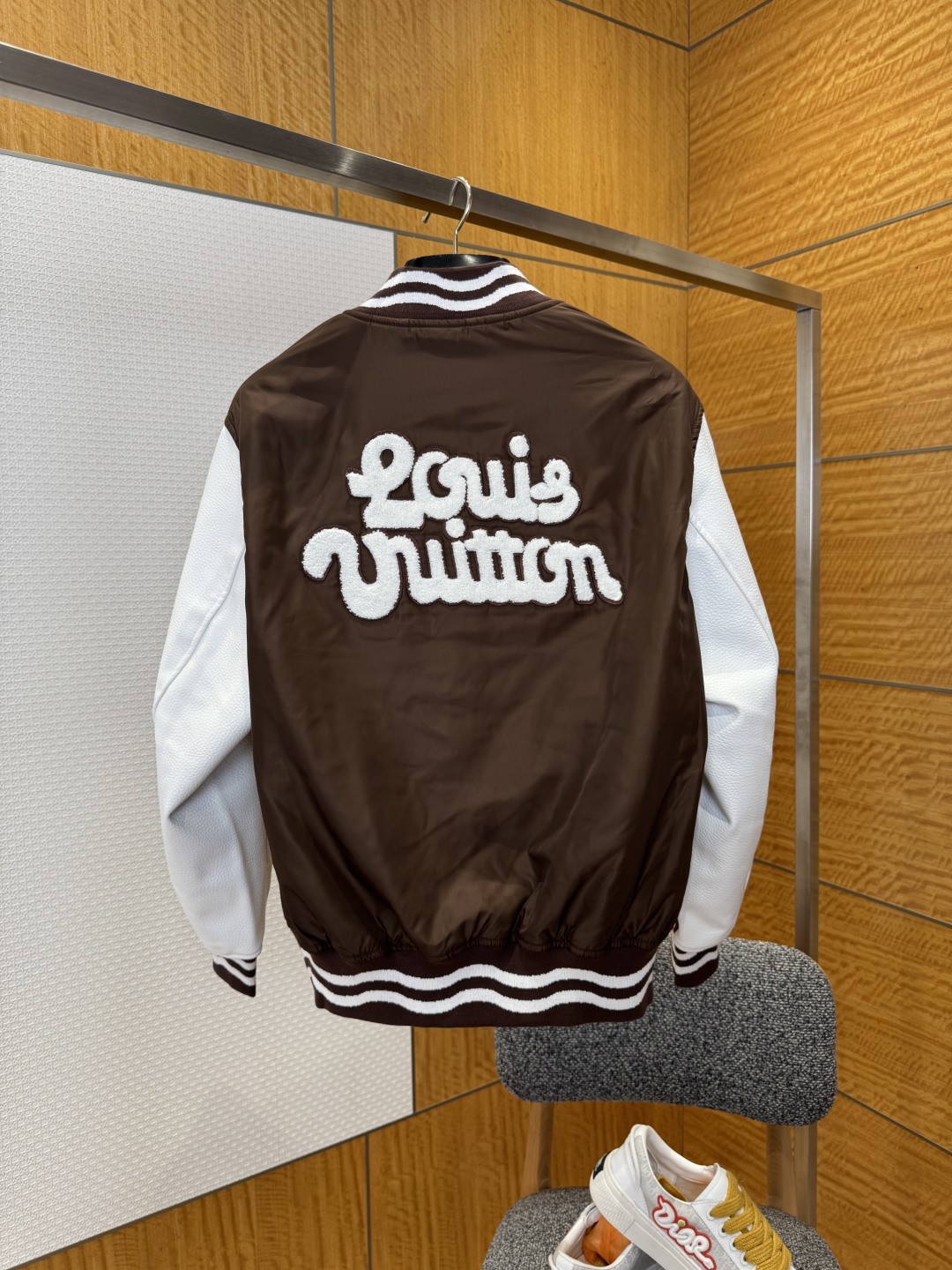 LOUIS VUITTON Floral Baseball Jacket